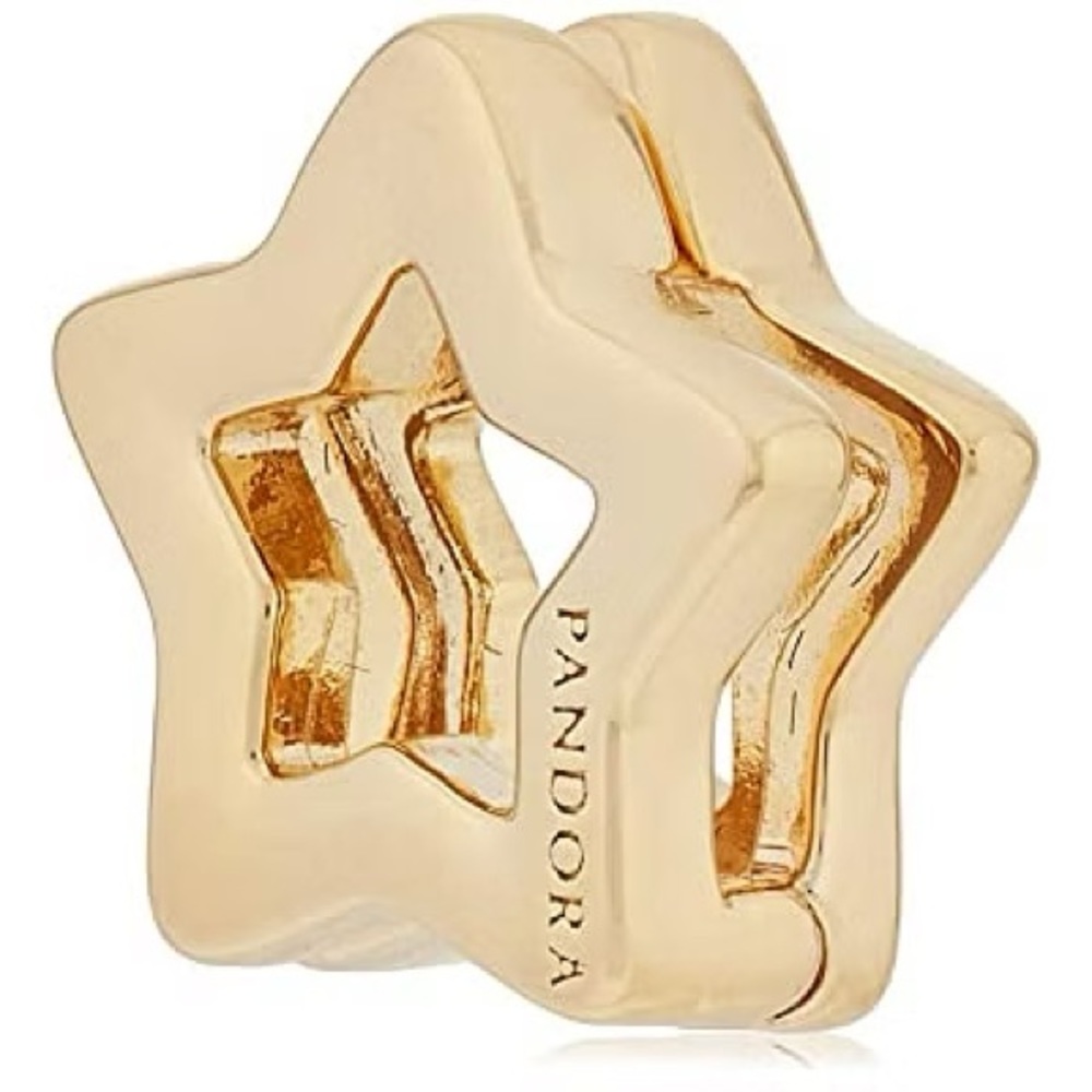 Pandora Shine™ Reflexions™ Sleek Star Clip Charm - Picture 2 of 2